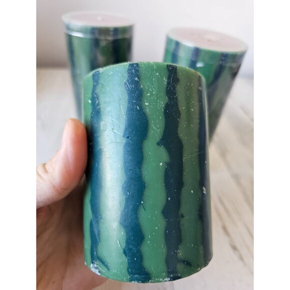 Pier 1 watermelon candle spring set unique food fruit - Picture 2 of 7